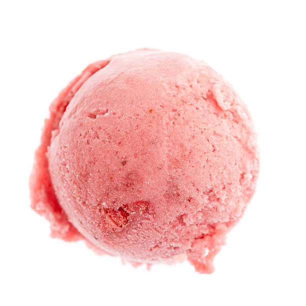 istock scoop of strawberry ice cream isolated on white background 508409934