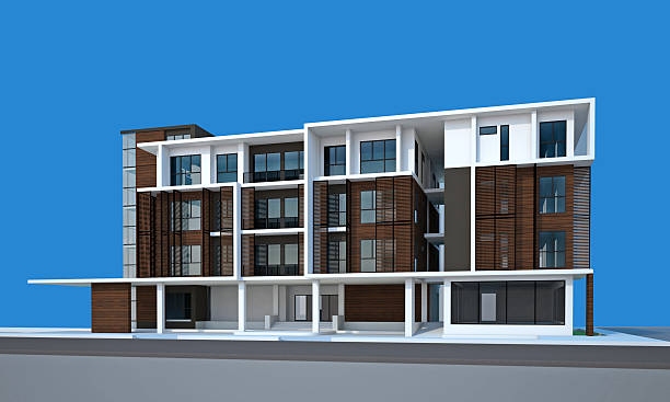 istock 3D rendering of tropical house exterior 508410682