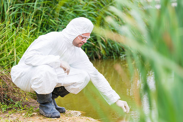istock Scientist examing toxic water 508410806