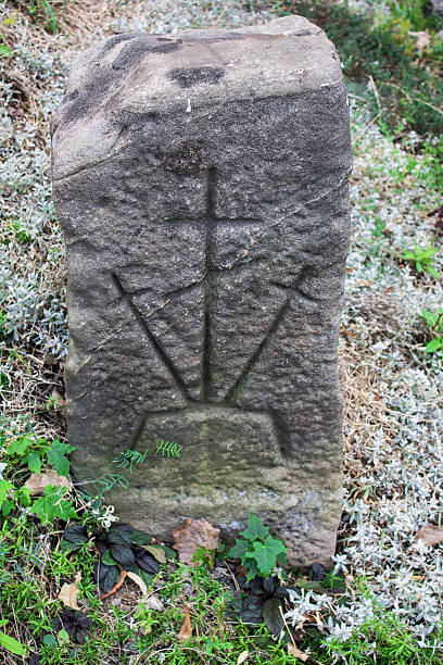 istock Stone symbol of war in the Donbas 508412226