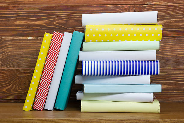 istock Stack of books on wooden table. Back to school. Copy 508412260