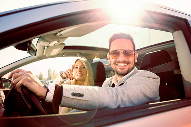 istock Young couple enjoying the drive 508412434