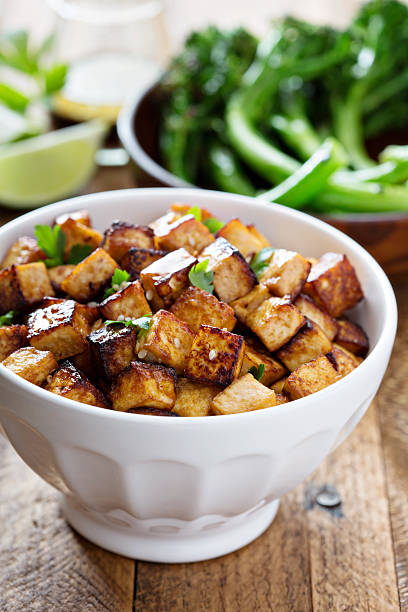 istock Stir fried tofu in a bowl 508413642