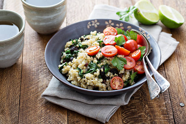 istock Warm bulgur salad with kale 508413922