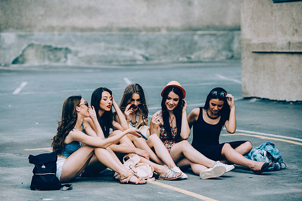 istock Five beautiful young girls 508414468
