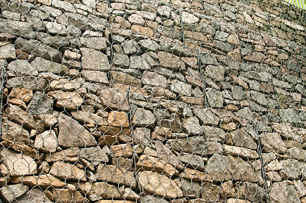 istock Gabion baskets filled with stones 508414654
