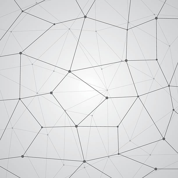 추상적임 벡터 배경기술, 지오메트리, 라인 및 포인트 - abstract backgrounds geometric shape triangle stock illustrations