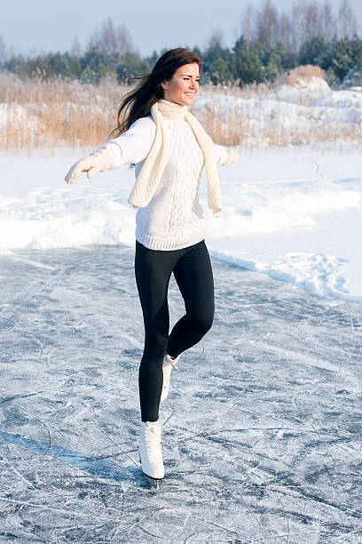 istock young Figure skating woman 508415908