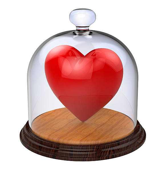 istock Impregnable heart in a glass case 508418660