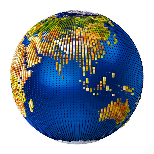 istock Earth consisting of small cubes Australia 508420746