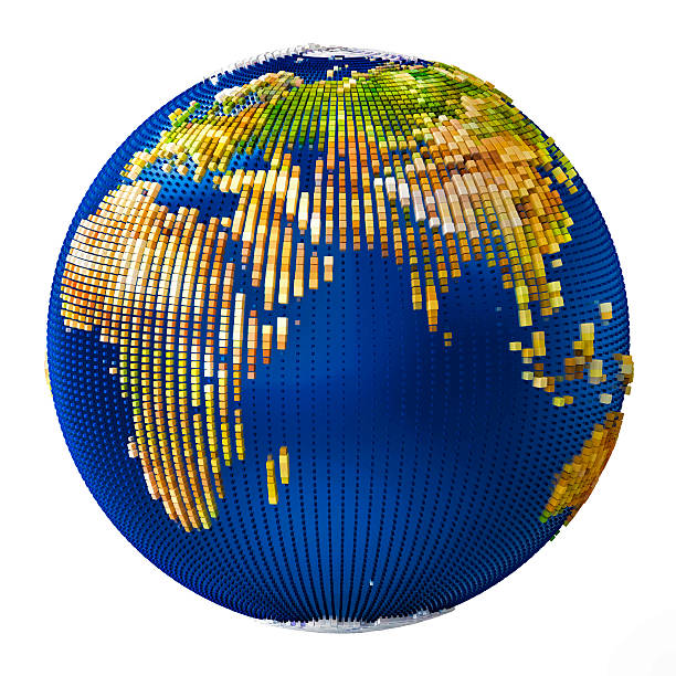 istock Earth consisting of small cubes India 508420778