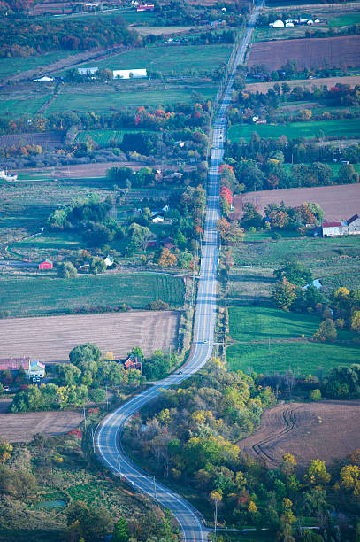 istock Toronto, Canada parkway in autumn - aerial view 508421210