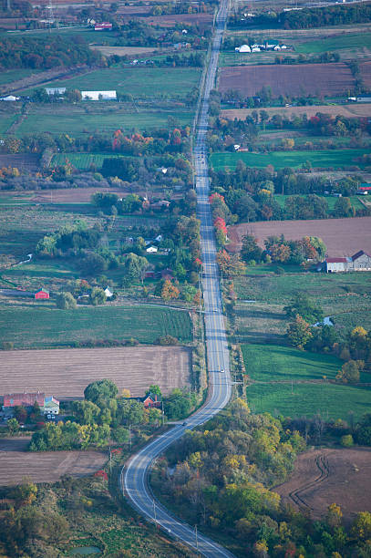 istock Toronto, Canada parkway in autumn - aerial view 508421482