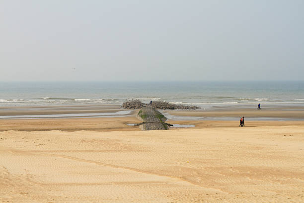istock Belgian Coast Beach sea and sand pier 508421697