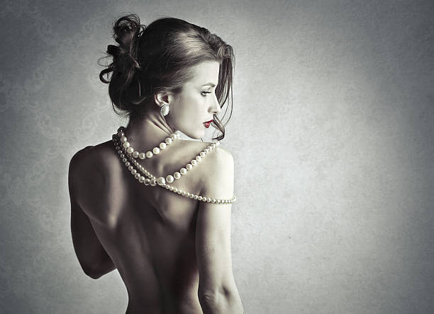 pearl - pearl jewelry necklace women zdjęcia i obrazy z banku zdjęć