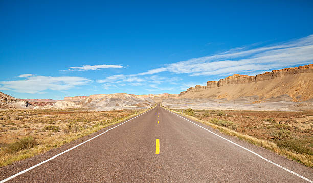 istock Vintage toned endless scenic road, Utah, USA 508422044