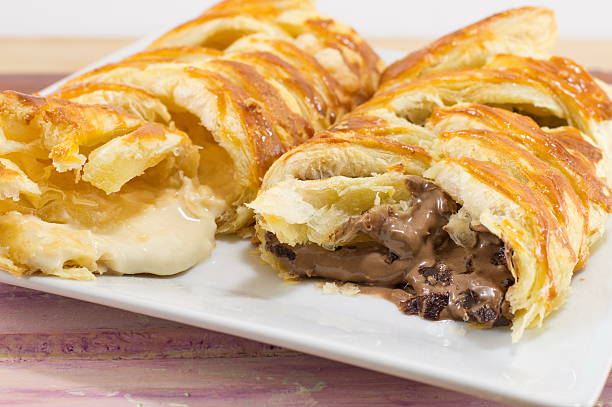 istock Dark and white chocolate sweet pies 508422238