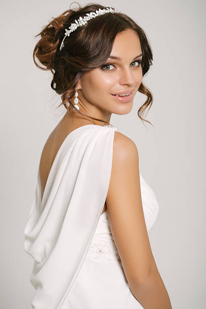 istock Studio shot of young beautiful bride 508423305