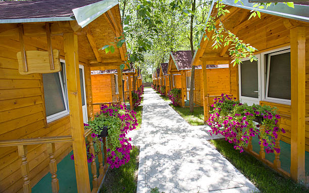 istock Wooden apartments 508423589