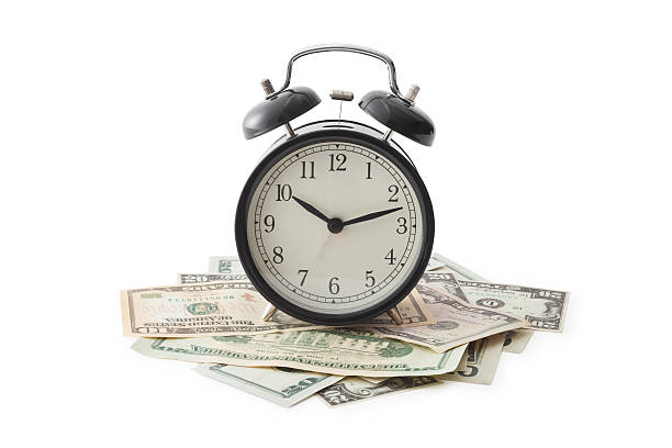 el tiempo es dinero - time and money fotografías e imágenes de stock