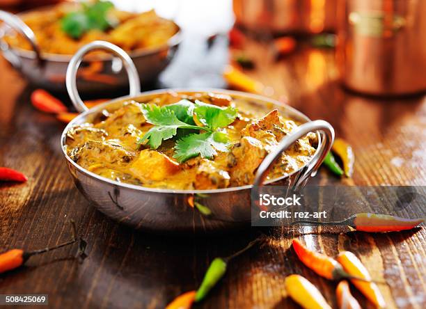 Indian Saag Paneer Curry Stock Photo - Download Image Now - Curry - Meal, India, Indian Food