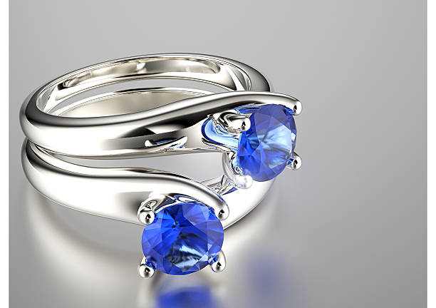istock Golden Engagement Ring with Diamond 508426569