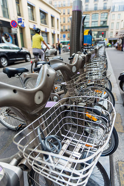 istock Bike sharing in the city 508427059