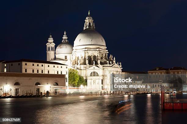 Photo libre de droit de Basilique Santa Maria Della Salute Venise Italie banque d'images et plus d'images libres de droit de Basilique - Basilique, Grand Canal - Venise, Horizontal