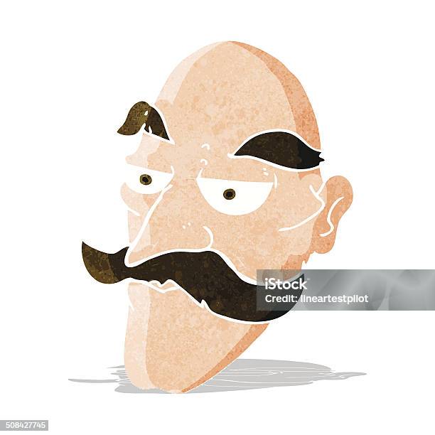 Kartun Wajah Orang Tua Ilustrasi Stok - Unduh Gambar Sekarang - Bagian