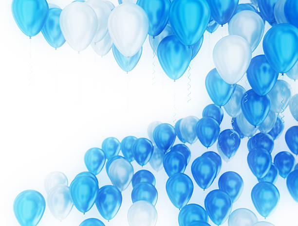 istock Blue and White Part Balloons 508428461