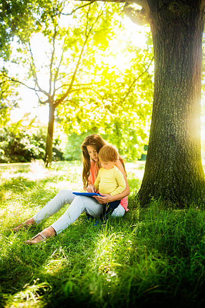 istock Mother and Child on Tablet 508440319