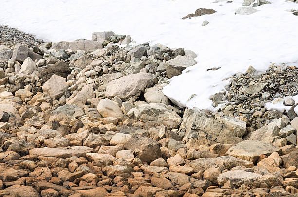 istock Snow is melting in Norwegian summer mountains 508440641