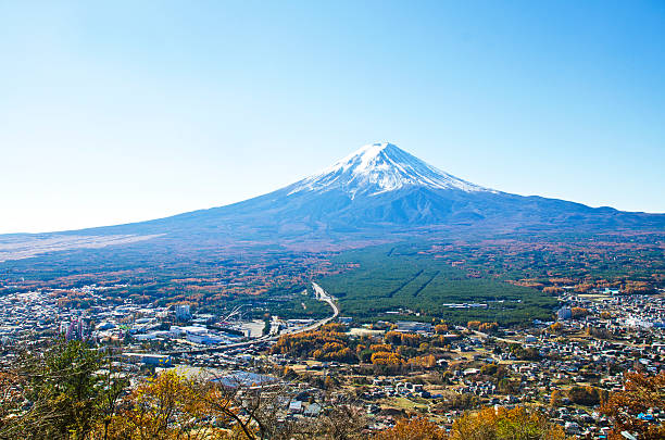 istock Mt.Fuji and City 508441467