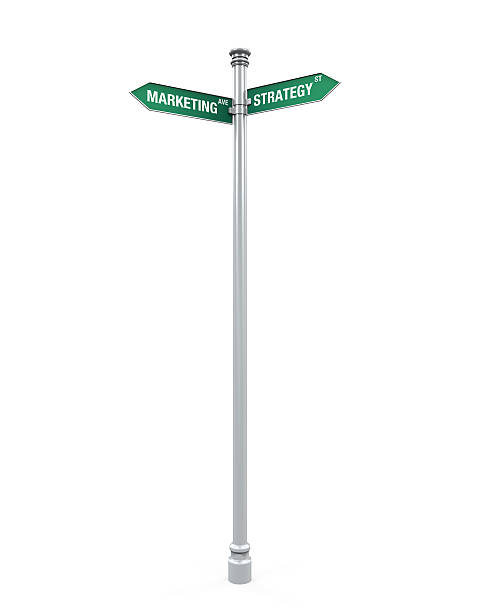 istock Sign Direction of Marketing and Strategy 508441735