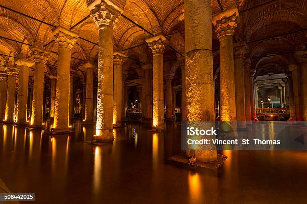 Basilica Cistern Stock Photo - Download Image Now - Ancient, Architectural Column, Architecture