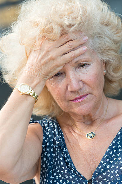 istock Serious senior woman 508444809