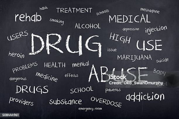 Drug Abuse Stock Photo - Download Image Now - Addiction, Assistance, Help - Single Word