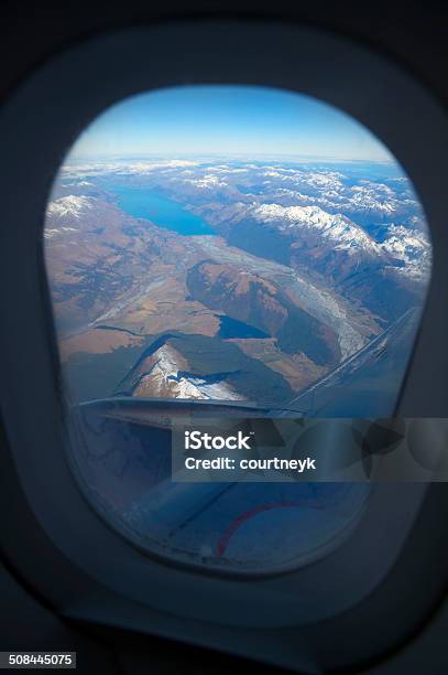 Nova Zelândia Dos Alpes De Um Avião - Fotografias de stock e mais imagens de Avião - Avião, Nova Zelândia, Queenstown - Nova Zelândia