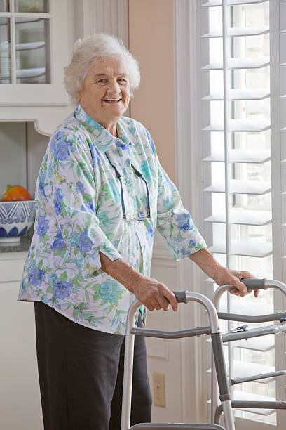 istock Senior Female and Walker 508445083