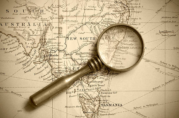 istock Vintage Map Of Australia & Sydney 508447039