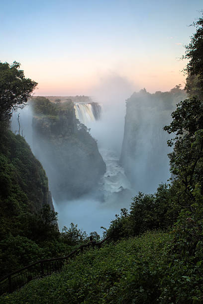 istock Victoria falls at dusk 508449740