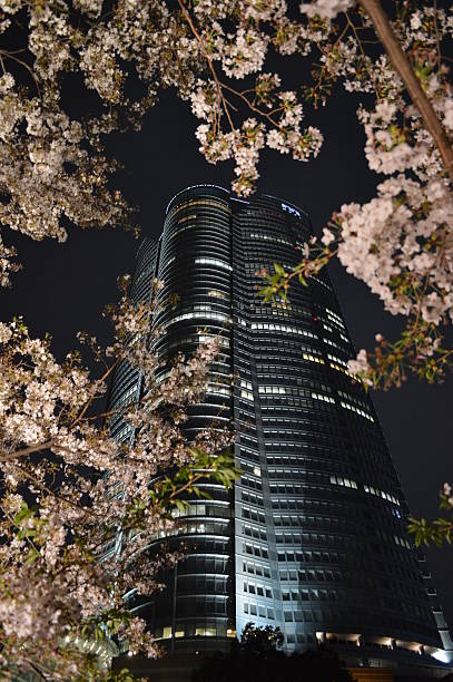 istock Roppongi Hills with cherry blossom 508450558