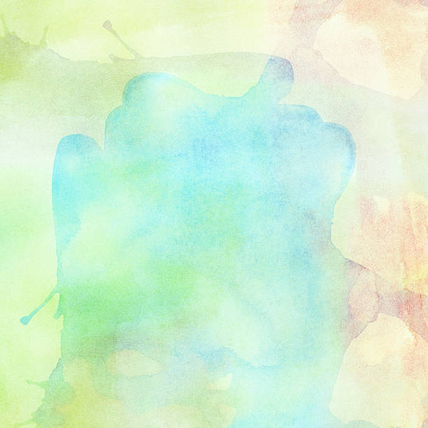 istock Abstract colorful light painted watercolor splashes background 508460976