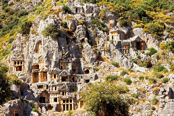 Photo of Ancient dead town in Myra Demre Turkey