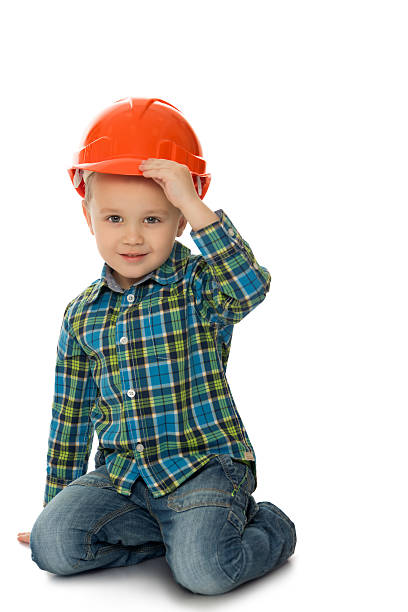 istock little boy in a hard hat 508463828