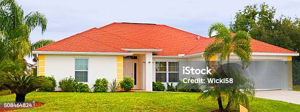 Florida Home Stock Photo - Download Image Now - Florida - US State, Residential Building, Doorway