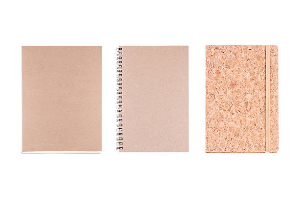 istock Vintage diary book collection set on white background, for writi 508465172