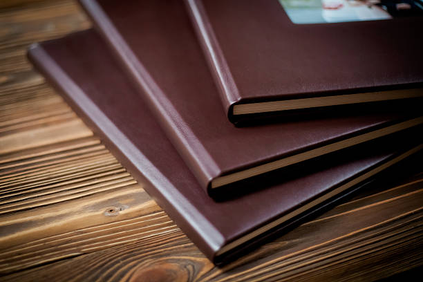 istock Opened book - photoalbum closeup 508465284