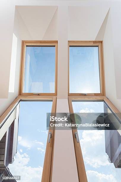 Beautiful View From The Room Stock Photo - Download Image Now - Apartment, Architecture, Attic