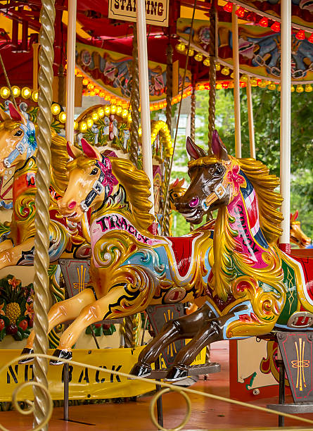 istock Vintage carousel or merry go round 508466265